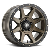 Thumbnail for ICON Rebound Pro 17x8.5 5x4.5 0mm Offset 4.75in BS 71.5mm Bore Bronze Wheel