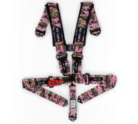 Thumbnail for NRG SFI 16.1 5pt 3in. Seat Belt Harness/ Latch Link - Pink Camo