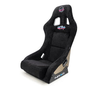 Thumbnail for NRG FRP Bucket Seat ULTRA Edition - Medium (Black Alcantara/Gold Glitter Back)