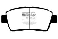 Thumbnail for EBC 11-15 Scion IQ 1.3 Greenstuff Front Brake Pads