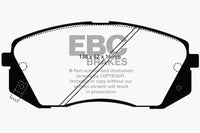 Thumbnail for EBC 15+ Hyundai Sonata 1.6 Turbo (Elec Park Brake) Greenstuff Front Brake Pads