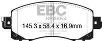 Thumbnail for EBC 2018+ Subaru Crosstrek Greenstuff Front Brake Pads