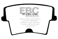 Thumbnail for EBC 06-10 Chrysler 300 Limited 3.5 4WD Greenstuff Rear Brake Pads