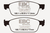 Thumbnail for EBC 12+ Ford Focus 2.0 Turbo ST Greenstuff Front Brake Pads