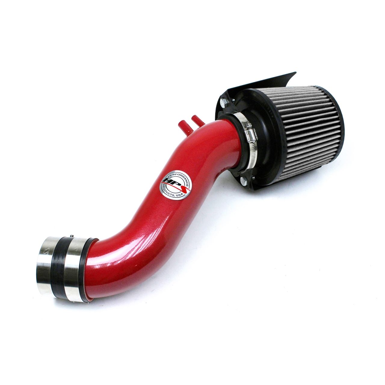 HPS Shortram Air Intake Kit 15-19 Hyundai Sonata 2.4L Non Turbo, Includes Heat Shield, Red