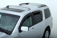 Thumbnail for AVS 04-15 Nissan Armada Ventvisor Outside Mount Window Deflectors 4pc - Smoke