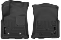 Thumbnail for Husky Liners 2016 Toyota Tacoma Double Cab Pickup Black Front Floor Liners