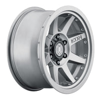 Thumbnail for ICON Rebound Pro 17x8.5 5x4.5 0mm Offset 4.75in BS 71.5mm Bore Titanium Wheel