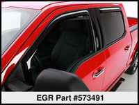 Thumbnail for EGR 15-23 Ford F150 Crew Cab In-Channel Window Visors - Set of 4 (573491)