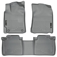 Thumbnail for Husky Liners 2012 Toyota Camry WeatherBeater Combo Gray Floor Liners