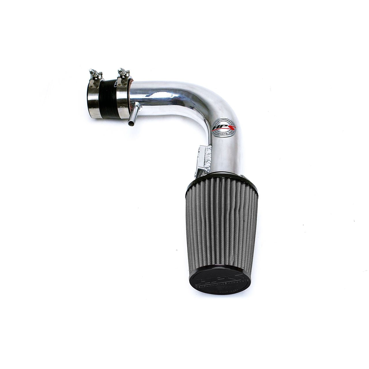 HPS Shortram Air Intake Kit 12-19 Nissan Versa 1.6L, Polish