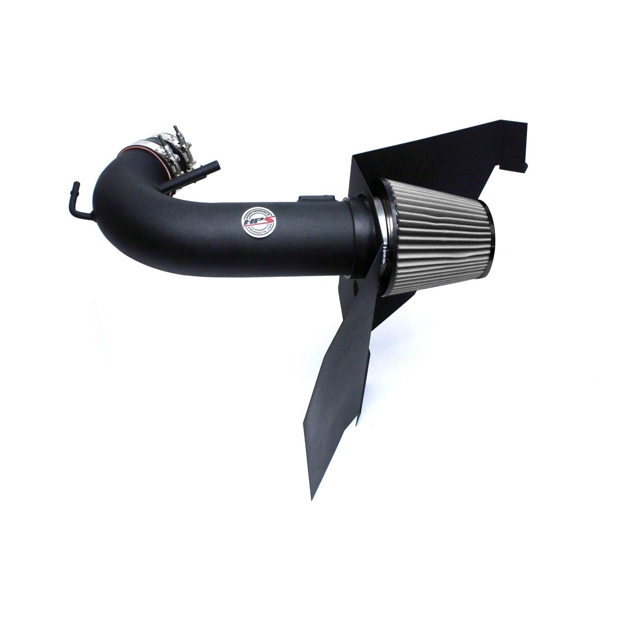 HPS Shortram Air Intake 2015-2017 Ford Mustang GT V8 5.0L, Includes Heat Shield, Black