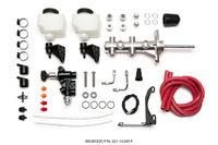 Thumbnail for Wilwood Tandem Remote M/C Kit w L/H Brkt & Prop Valve - 7/8in Bore Ball Burnished-W/Pushrod