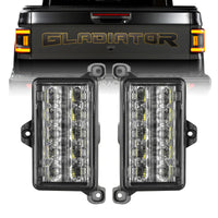 Thumbnail for Oracle Lighting Jeep Gladiator JT Dual Reverse LED Flush Taillight - Amber/White SEE WARRANTY