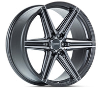 Thumbnail for Vossen HF6-2 24x10 / 6x135 / ET25 / Deep Face / 87.1 - Tinted Matte Gunmetal Wheel