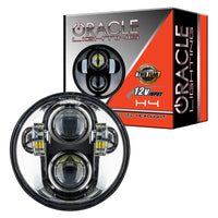 Thumbnail for Oracle 5.75in 40W Replacement LED Headlight - Chrome SEE WARRANTY