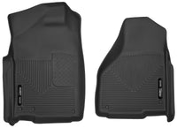 Thumbnail for Husky Liners 09-14 Dodge Ram/Ram Quad Cab X-Act Contour Black Front Floor Liners