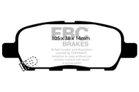 Thumbnail for EBC 02 Infiniti G35 3.5 w/o DCS Greenstuff Rear Brake Pads