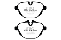 Thumbnail for EBC 11+ BMW X3 2.0 Turbo (F25) Greenstuff Rear Brake Pads