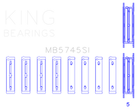 Thumbnail for King Subaru FA/FB (Size 0.25 Oversized) Main Bearing Set