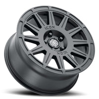 Thumbnail for ICON Ricochet 17x8 5x108 38mm Offset 6in BS Satin Black Wheel