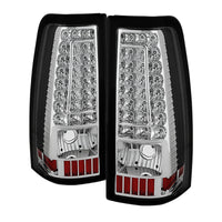 Thumbnail for Xtune Chevy Silverado 1500-2500-3500 03-06 C-Shape LED Tail Lights Chrome ALT-ON-CS03-G2-LED-C