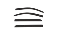 Thumbnail for AVS 15-18 Chevy Silverado 1500 Crew Cab Low Profile Color Match Ventvisors 4pc - Black