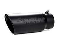 Thumbnail for Sinister Diesel Universal Black Ceramic Coated Stainless Steel Exhaust Tip (4in to 5in)