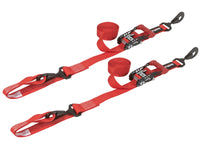 Thumbnail for SpeedStrap 1 1/2In x 10Ft Ratchet Tie-Down w/ Soft-Tie (2 Pack) - Red