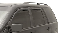 Thumbnail for AVS 03-08 Honda Pilot Ventvisor In-Channel Front & Rear Window Deflectors 4pc - Smoke