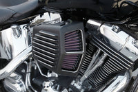 Thumbnail for K&N Street Metal Intake System for 01-16 Harley Davidson Softail/Dyna - Shaker Black