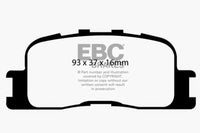 Thumbnail for EBC 02-03 Lexus ES300 3.0 Greenstuff Rear Brake Pads