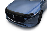 Thumbnail for AVS 19-22 Mazda 3 Hatchback Aeroskin Low Profile Hood Shield - Smoke