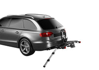 Thumbnail for Thule EasyFold XT 2 - Fully Foldable Platform Hitch Bike Rack (Up to 2 Bikes) - Black/Silver