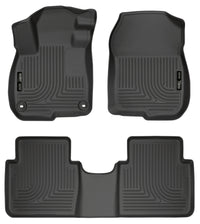 Thumbnail for Husky Liners 2017 Honda CR-V Weatherbeater Black Front & 2nd Seat Floor Liners