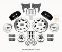 Thumbnail for Wilwood Dynapro 6 Front Hub Kit 12.19in Drilled 65-72 CDP C Body -Drum