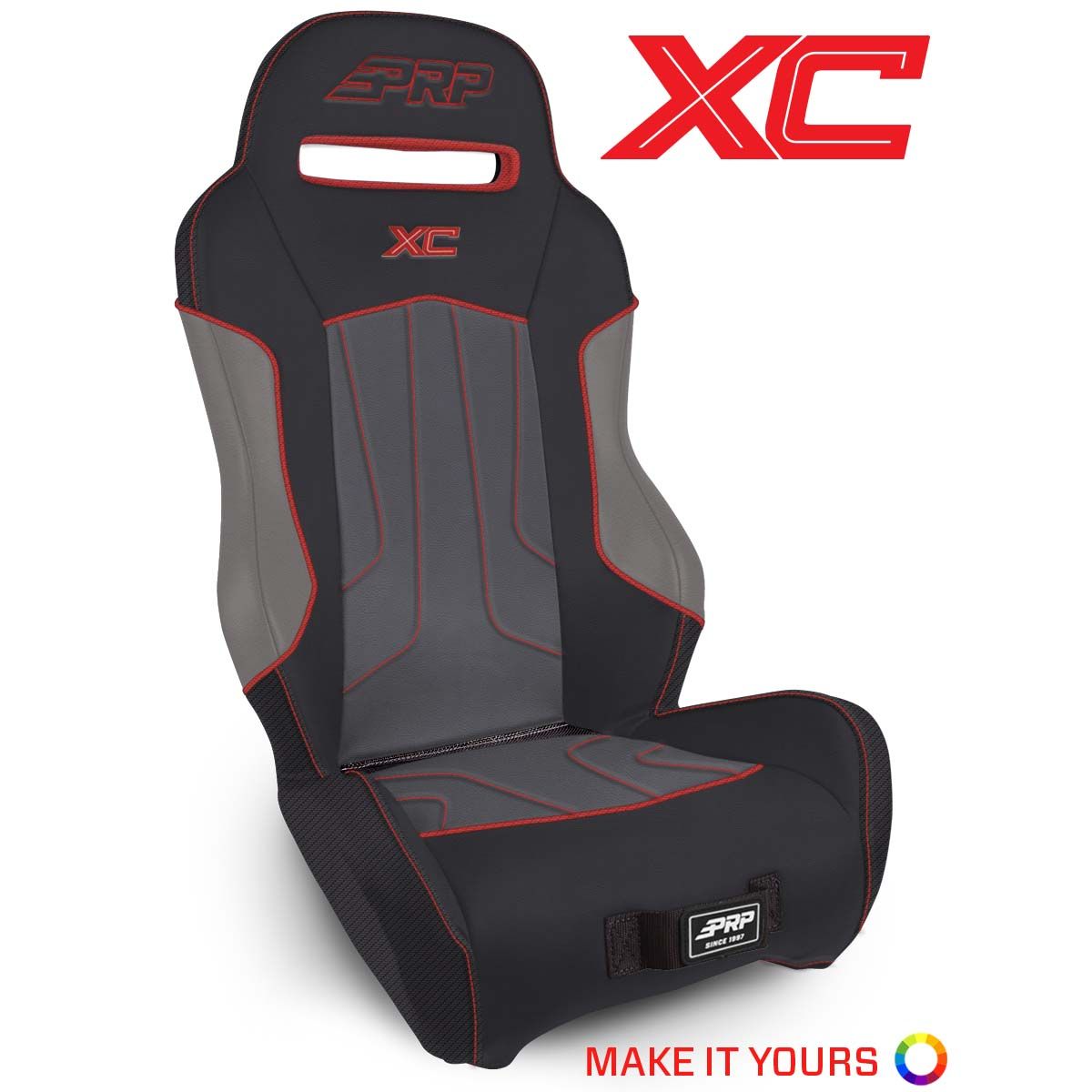 PRP Polaris RZR PRO XP/PRO R/Turbo R XC 1 In. Extra Wide Suspension Seat