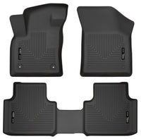 Thumbnail for Husky Liners 18-19 Volkswagen Atlas Weatherbeater Black Front & 2nd Seat Floor Liners