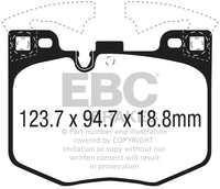 Thumbnail for EBC 2017+ BMW 530 2.0L Turbo (G30) Greenstuff Front Brake Pads