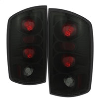 Thumbnail for Spyder Dodge Ram 02-06 1500/Ram 2500/3500 03-06 Euro Style Tail Lights Black Smoke ALT-YD-DRAM02-BSM