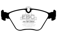 Thumbnail for EBC 04-06 BMW X3 2.5 (E83) Greenstuff Front Brake Pads