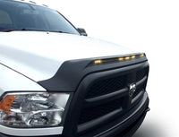 Thumbnail for AVS 2010-2019 Dodge Ram 2500 Aeroskin Low Profile Hood Shield w/ Lights - Black