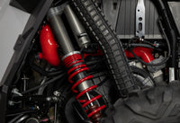 Thumbnail for Mishimoto 2016+ Polaris RZR XP Turbo Silicone Intake J-Tube - Red