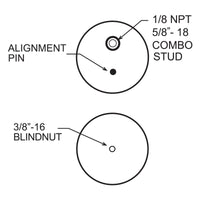 Thumbnail for Firestone Ride-Rite Replacement Bellow 267C (For Kit PN 2361/2384/2430/2350/2458/2377) (W217606397)