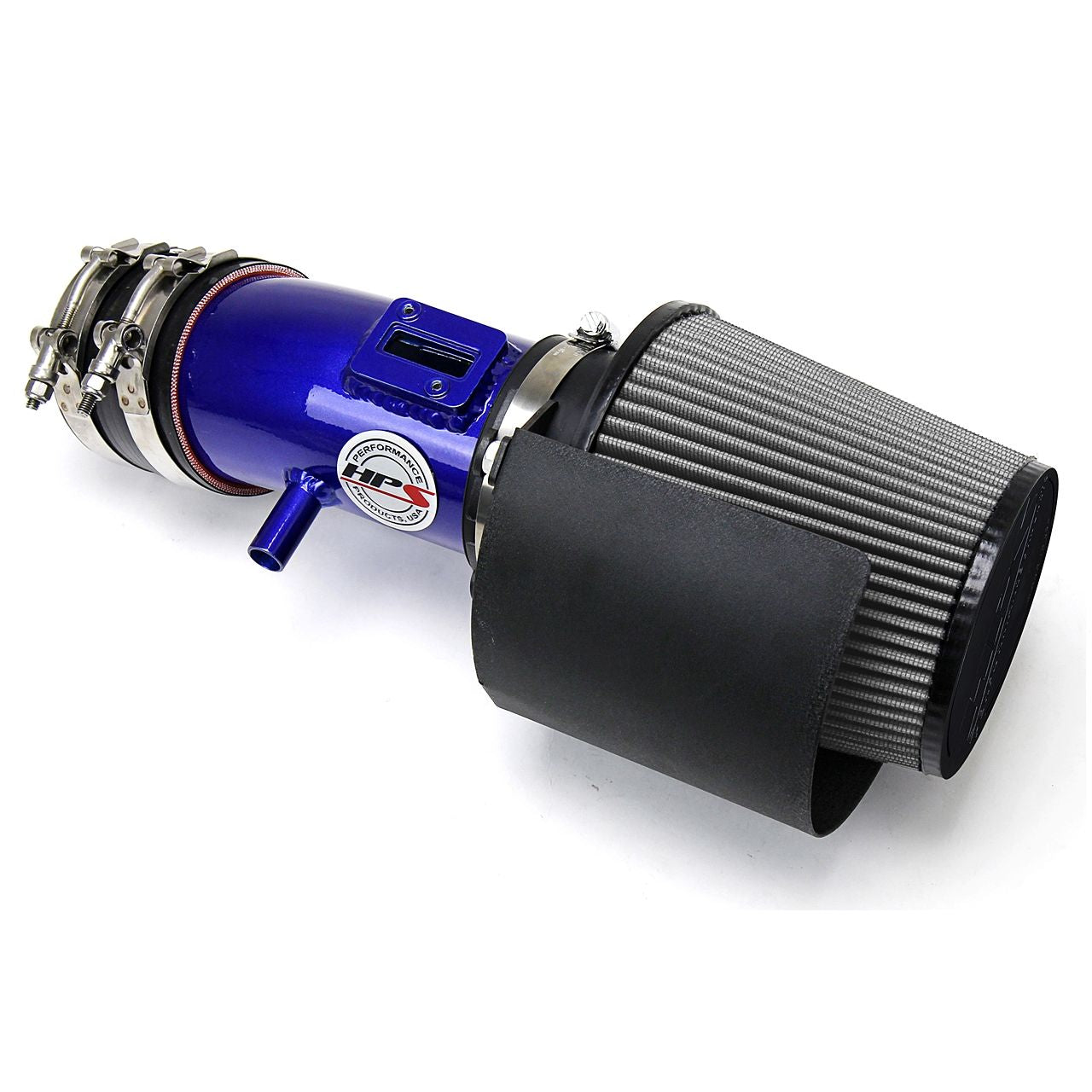 HPS Shortram Air Intake Kit 09-14 Nissan Maxima V6 3.5L, Includes Heat Shield, Blue