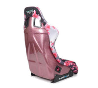 Thumbnail for NRG FRP Bucket Seat PRISMA Japanese Cherry Blossom Edition W/ Pink Pearlized Back - Large