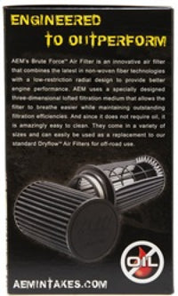 Thumbnail for AEM Dryflow Conical Air Filter 2.75in Flange ID / 6in Base OD / 5.125in Top OD / 9.125in Height