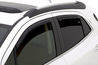 Thumbnail for AVS 13-18 Buick Encore Ventvisor In-Channel Front & Rear Window Deflectors 4pc - Smoke