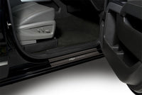 Thumbnail for Putco 14-18 Chevy Silv LD - Regular Cab w/ CHEVROLET Etching (4pcs) Black Platinum Door Sills