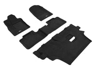 Thumbnail for 3D MAXpider 2012-2021 Dodge Durango 7-Seat Elegant 1st 2nd & 3rd Row Floormats - Black